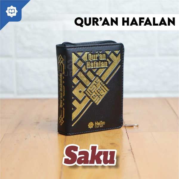 Al Quran Hafalan Saku Resleting ukuran A7 Halim Quran