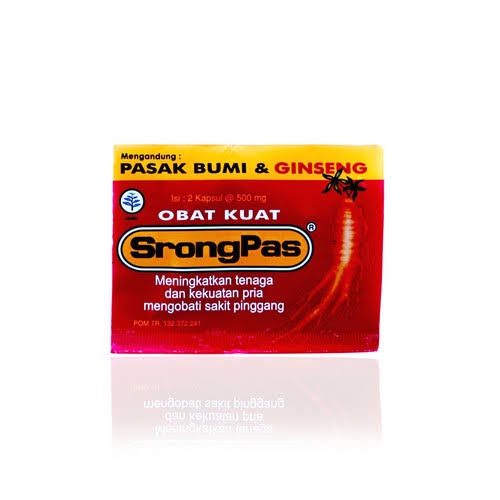 StrongPAS Ginseng Herbal Stamina Strip(ISI 2 KAPSUL) ORIGINAL-BPOM