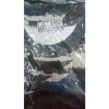 Kaos Loreng Layar TNI AL ukuran Jumbo EEB/XXL Asli jatah