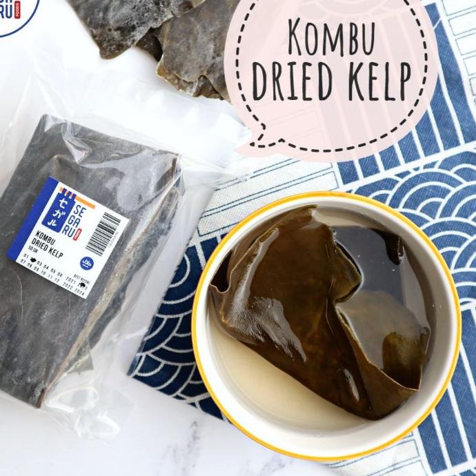 

COD✔️Kombu / Konbu / Dried Kelp Dashi / Rumput Laut Kering 50 gr|SQ3