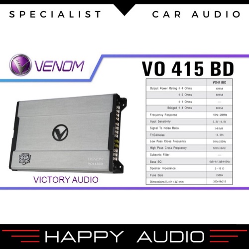 Jual Power Amplifier Channel Venom Baby Diablo Vo Bd Original Garansi Resmi Shopee Indonesia