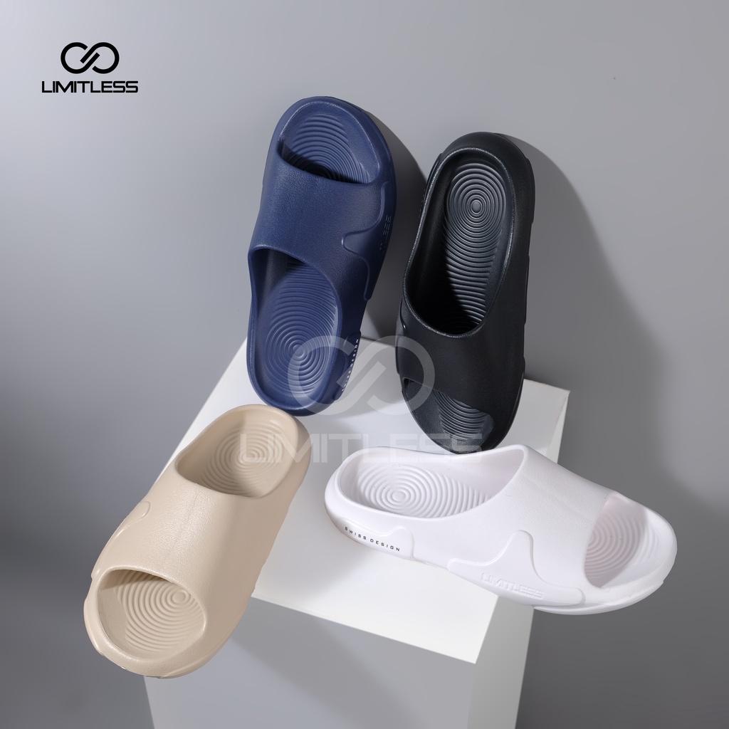 Sandal Slide Pria Terbaru Indoor Outdoor Sendal Pria Distro Selop Dewasa Sandal Laki Laki Slop Kekinian Anti Slip