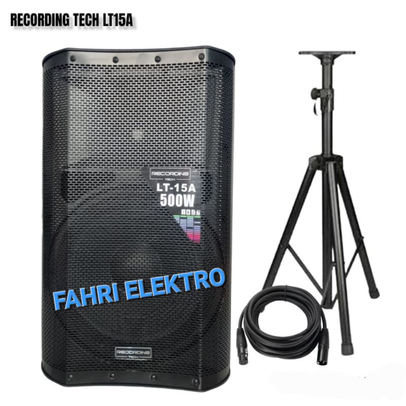 Speaker Aktif 15 inch Recording Tech LT 15A 500W Bluetooth  Control Monitor Original