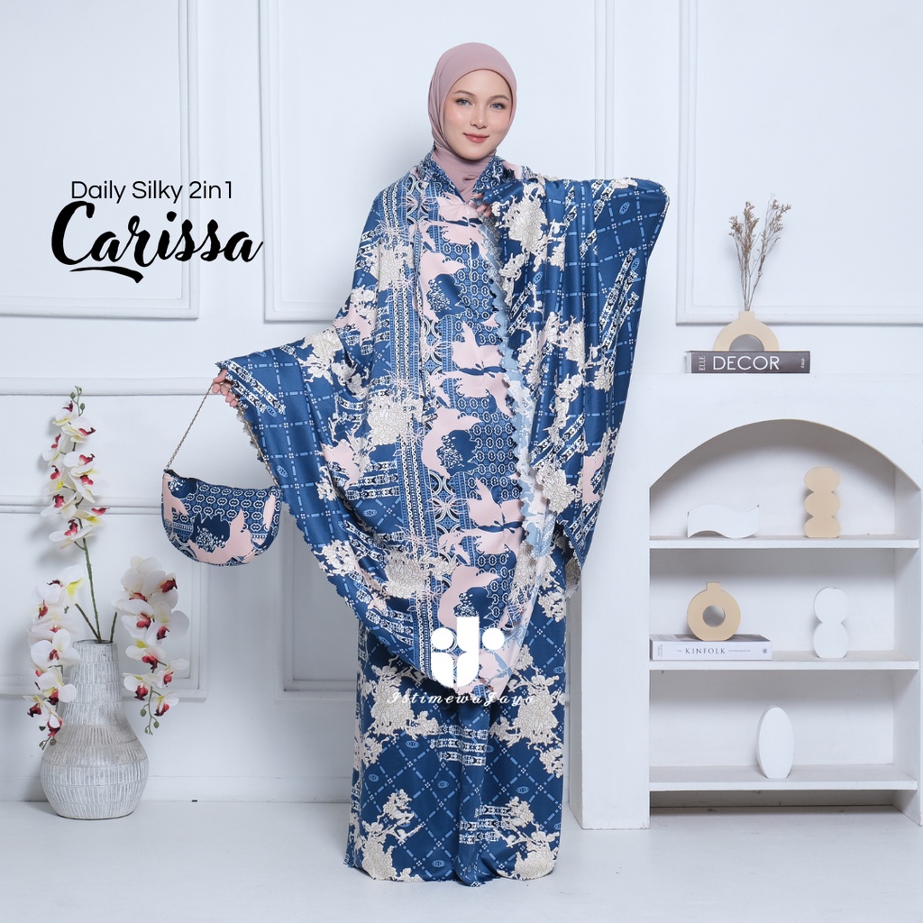 Mukena Dewasa sutra silky 2in1 premium CARISSA