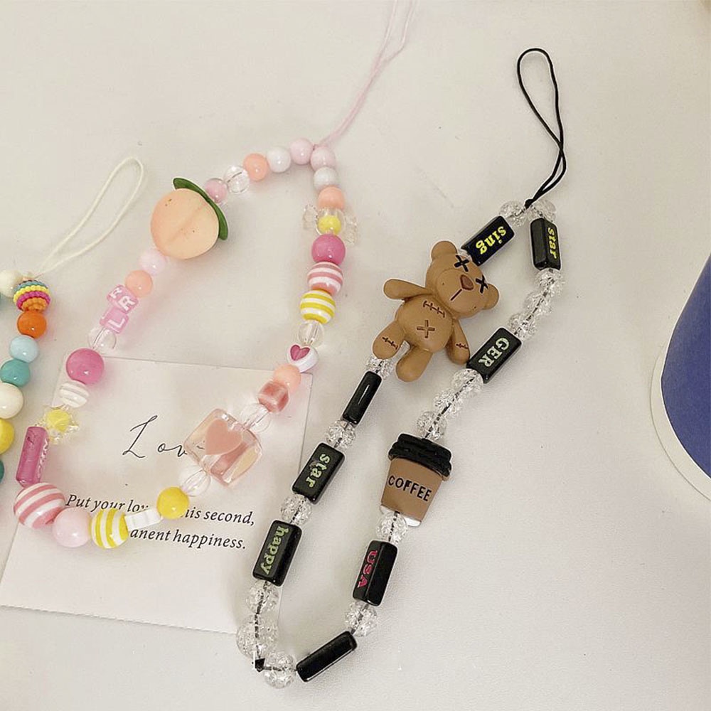 【COD Tangding】Tali Lanyard Handphone DIY Motif Kartun