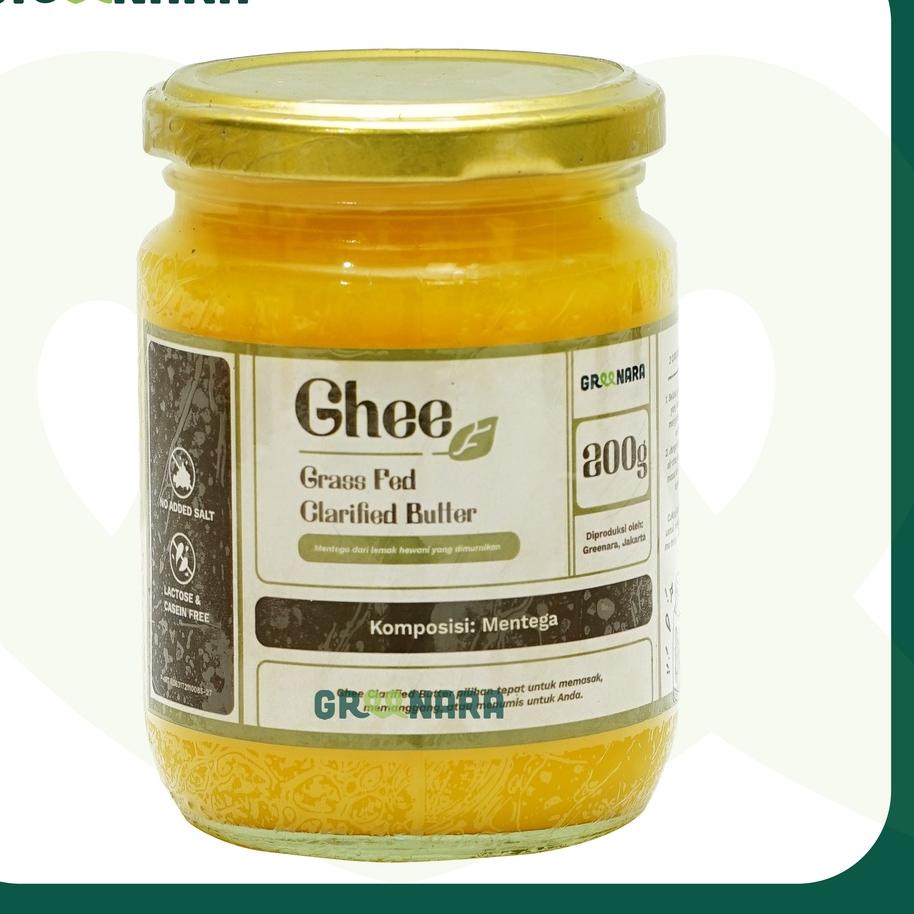 

Segera Dapatkan Greenara Ghee 200gr Grass Fed Clarified Butter Original / Mentega,,,