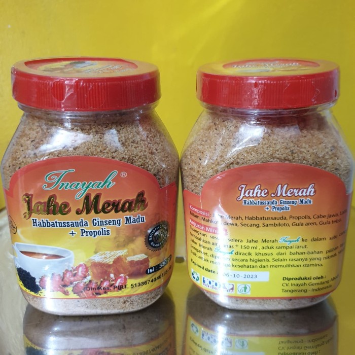 

JAHE MERAH GINSENG MADU DAN PROPOLIS ORIGINAL