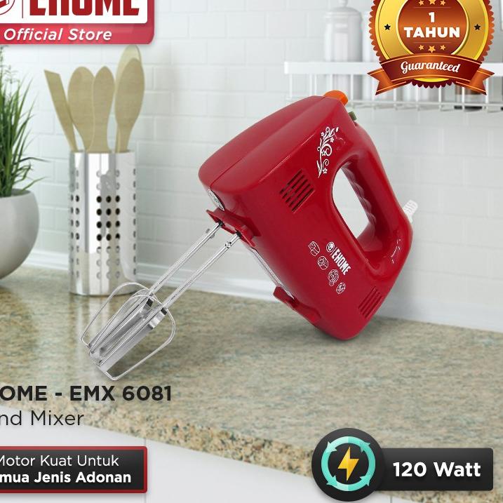 Jual Promo Ehome Hand Mixer Alat Pengaduk Adonan Portable Emx