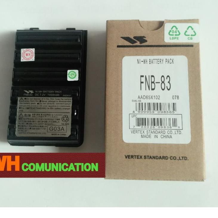 Dikirim secepatnya--BATTERY HT YAESU FT-250/FT-270/VX-150 FNB-83