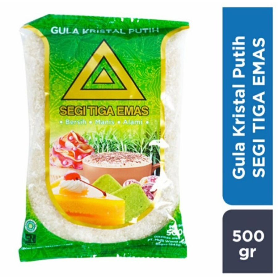 Gula Pasir Putih 500gr Cap Segitiga Emas