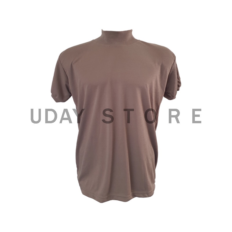 Security Satpam Kerah Tinggi Baju Kaos Security Leher Panjang Coklat Navy Hitam Kaos Satpam Polos Ka