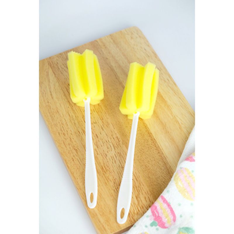 Spons Sikat Pembersih Botol / Tongkat Busa Sikat Gelas / Sponge Busa Cuci Dot