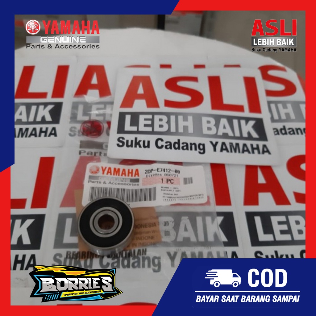 Bearing Bak CVT Nmax Aerox Lexi Mio M3 Fino 125 Soul GT 125 Original 2DP-E7412-00