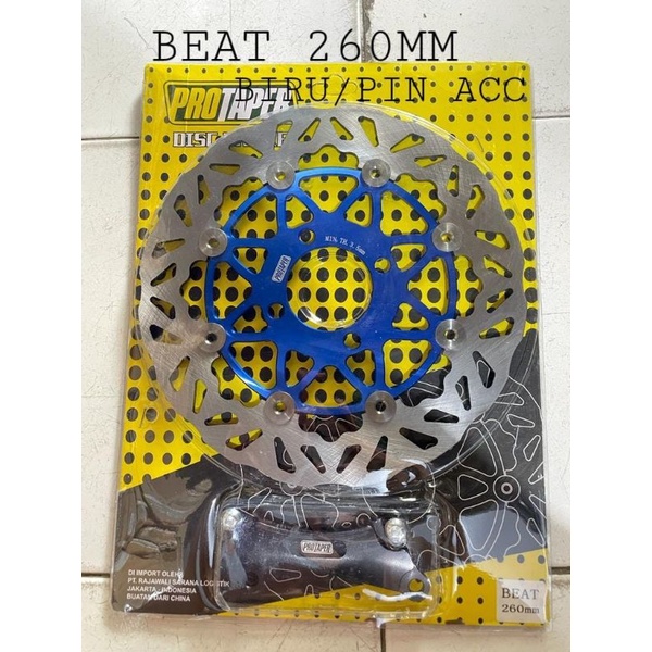 Disc Cakram Depan Variasi Besar Model/PSM/Protaper/260mm/Plus Breket Beat Fi Vario 125 150 Fi