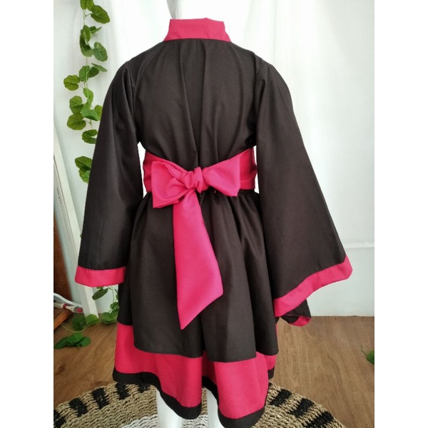 Akatsuki Dress Fullset Anime Naruto Costume Cosplay Anak Dewasa