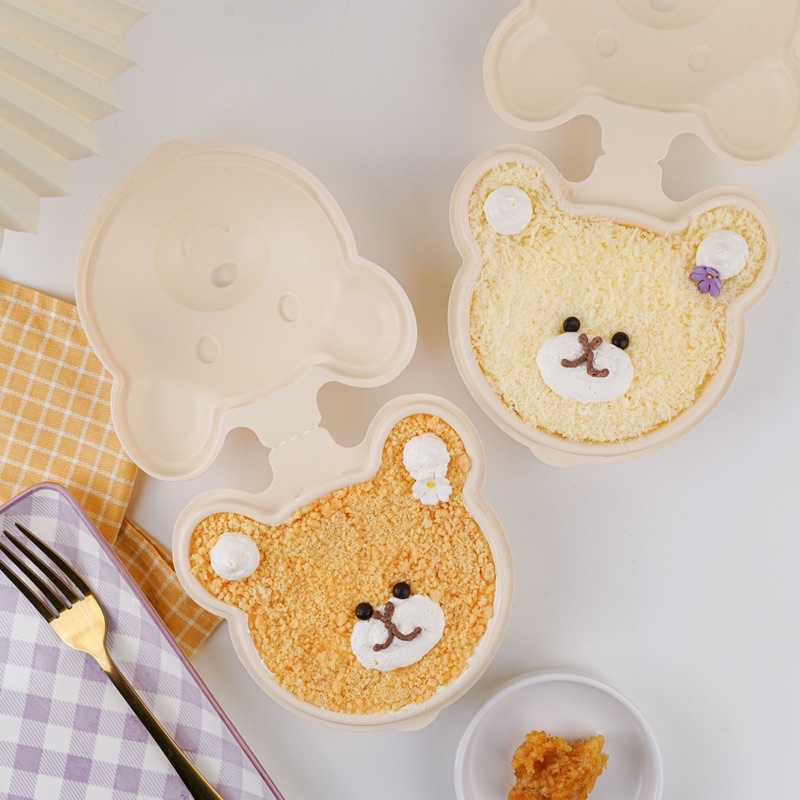 

URGENT CAKE teddy bento korean cake