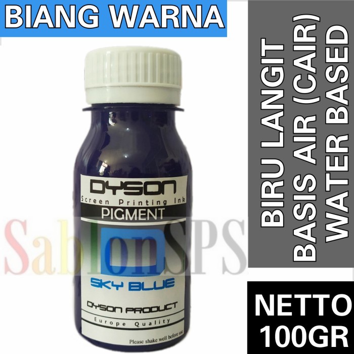 

Hemat Biang Warna Sablon Sky Blue Pigmen Sablon 100Gr Bergaransi