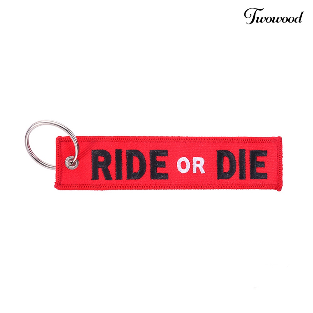 Twowood Gantungan Kunci Mobil Desain Pilot Danger Ride or Die