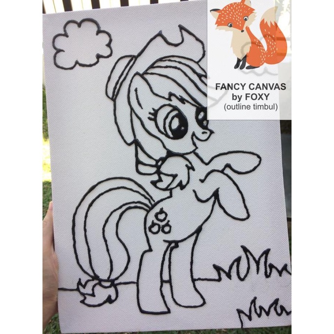 

kanvas lukis anak gambar LITTLE PONY