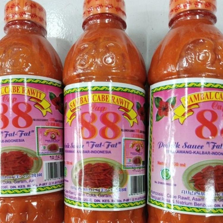 

Top banget--Sambal Cabe Rawit 88/Sambal 88 fat fat/Sambal kalimantan