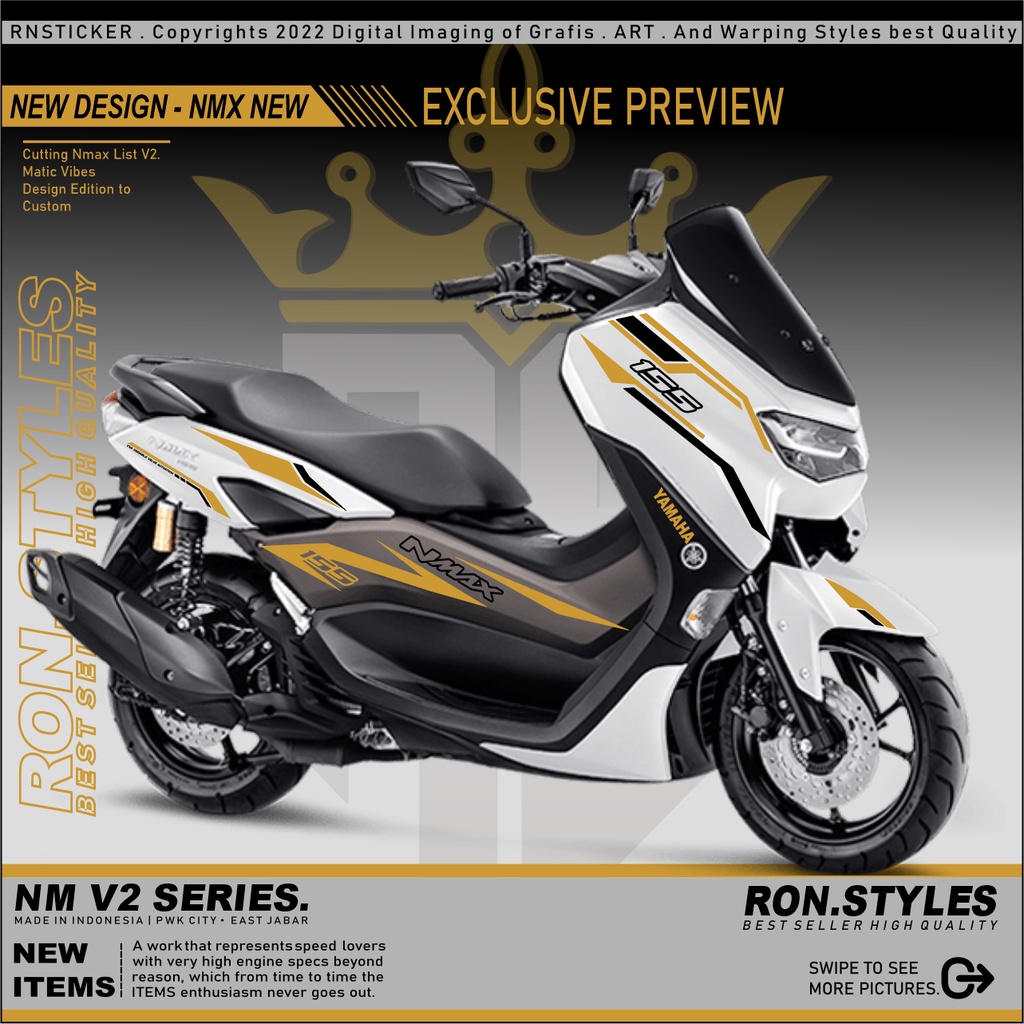 NMV2 CUTTIMG STRIPING NMAX TERBARU STRIPING NMAX NEW STIKER NMAX HITAM SILVER STIKER NMAX 2020 CUTTING STRIPING VARIASI NMAX GOLD SILVER STRIPING ALL NMAX NEW LIS BODY NMAX NEW STIKER BODY NMAX STIKER NMAX SIMPEL ELEGAN DDESIGN TERBARU