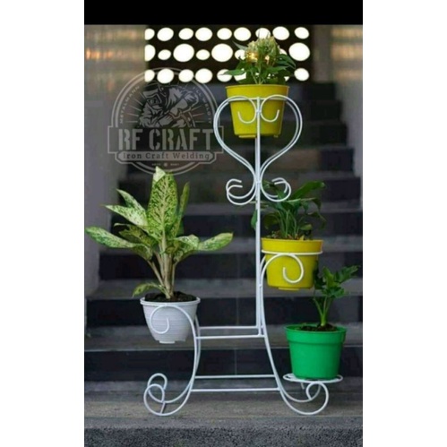 RAK BUNGA LOVE SIMPLE STANDING POT / RAK BUNGA / RAK BESI MINIMALIS