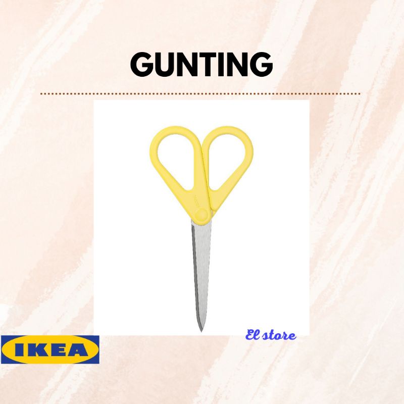 

[SIAP KIRIM]GUNTING IKEA 16CM GUNTING ESTETIK ANTI KARAT GUNTING TAJAM IKEA