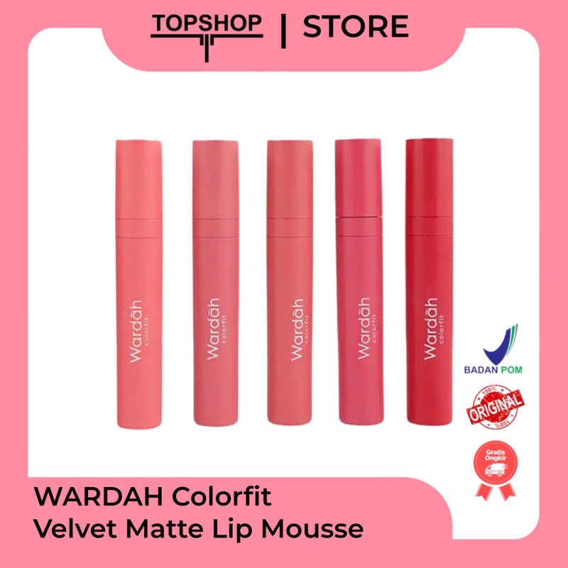 Wardah Colorfit Velvet Matte Lip Mousse