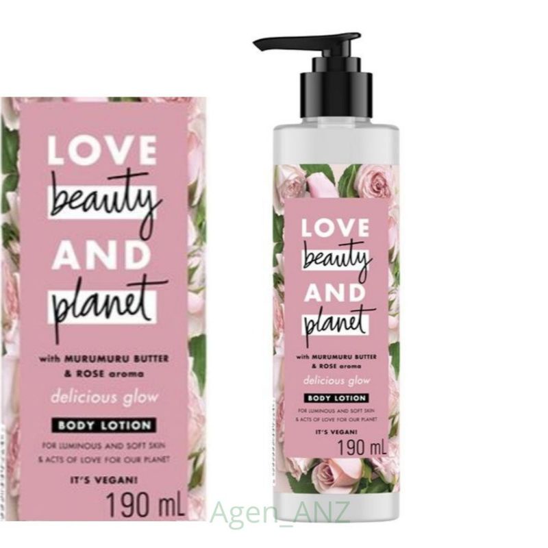 love beauty and Planet face cleansing gel body lotion botol 190ml