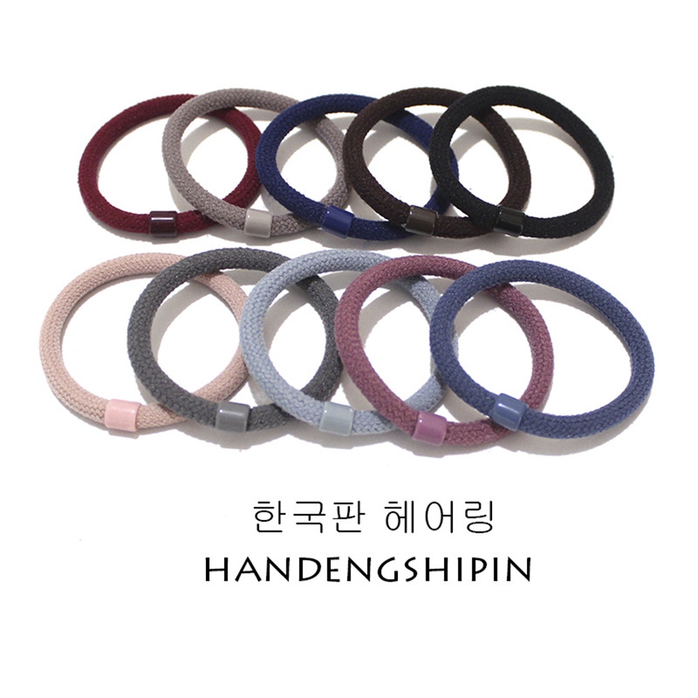 IKAT KARET RAMBUT BASIC HAIR ROPE / KARET RAMBUT POLOS IMPORT KUAT MURAH AWET (VH)