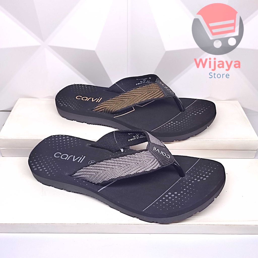 Sandal Pria Carvil Original Sendal Jepit Cowok Laki-Laki Desain Modern dan Berkualitas Tetap yang Terbaik Lumos Palmer Alfino Davis Warren Lucas