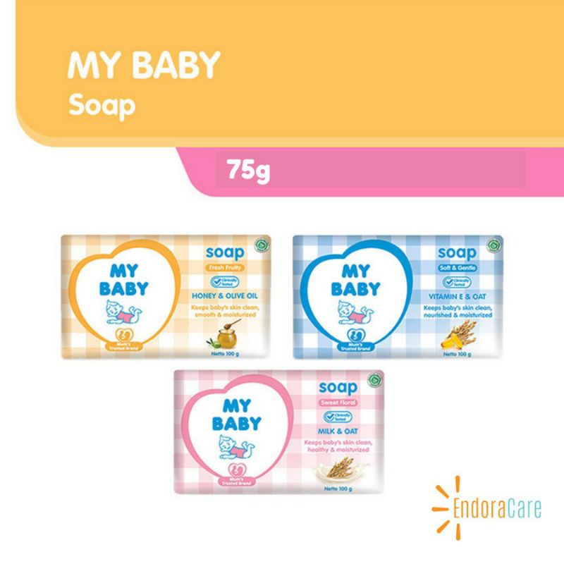 MY BABY Bar Soap Soft &amp; Gentle/ Milk Oat
