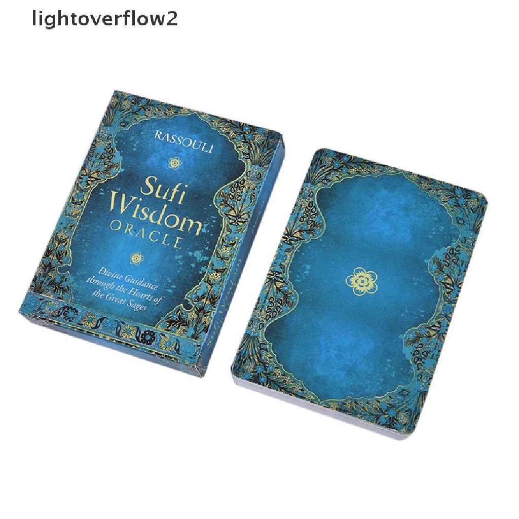 (lightoverflow2) Sufi Wisdom Oracle 44 Kartu Tarot Untuk Permainan Pesta