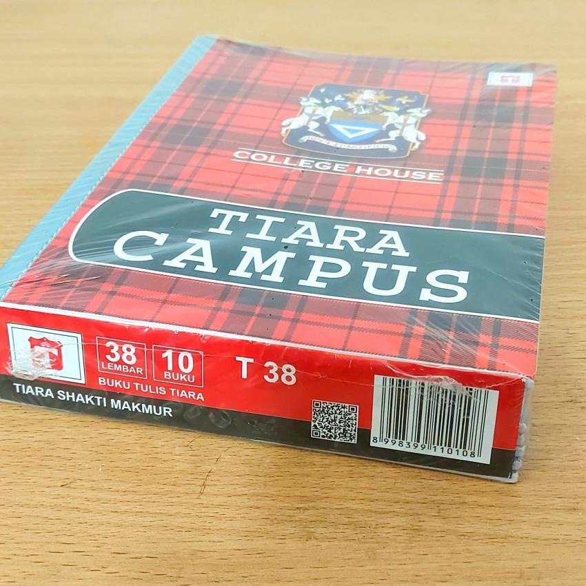 

FLASH SALE Buku Tulis TIARA CAMPUS 38 Lembar 1 pack Dapat 10 BUKU ✡ 864