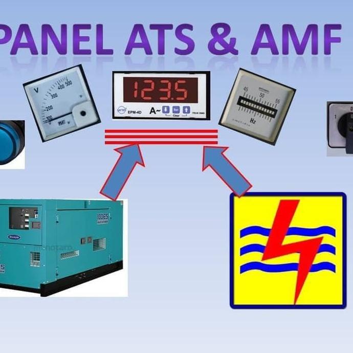 Panel Ats & Amf Otomatis Genset & Pln Auto Start/Stop - 7000Va (32A)