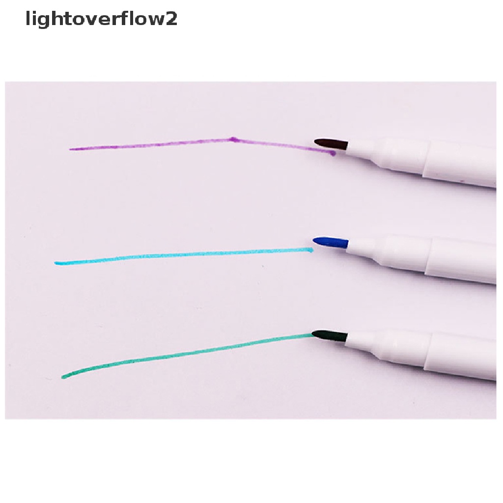 (lightoverflow2) 6pcs / Set Spidol Kain Dapat Dihapus Untuk Perlengkapan Jahit (ID)