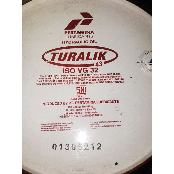 Turalik 43 iso VG 32 209ltr
