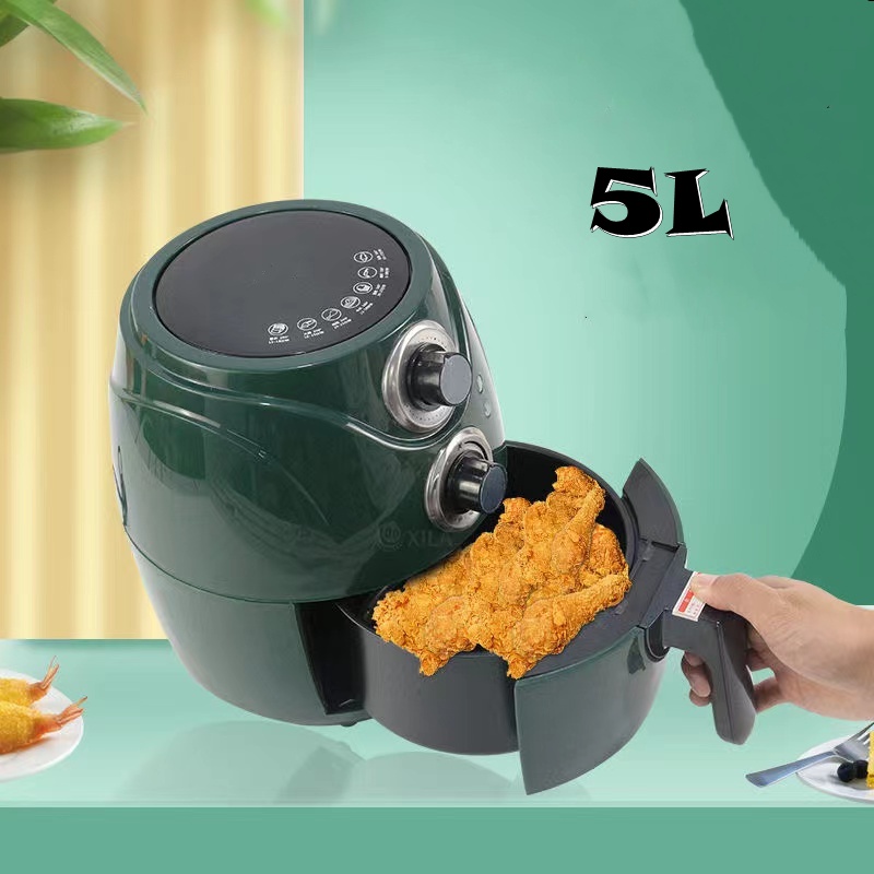 Air Fryer 5L Multifungsi Alat Penggoreng Udara Bebas Minyak Rumah Tangga