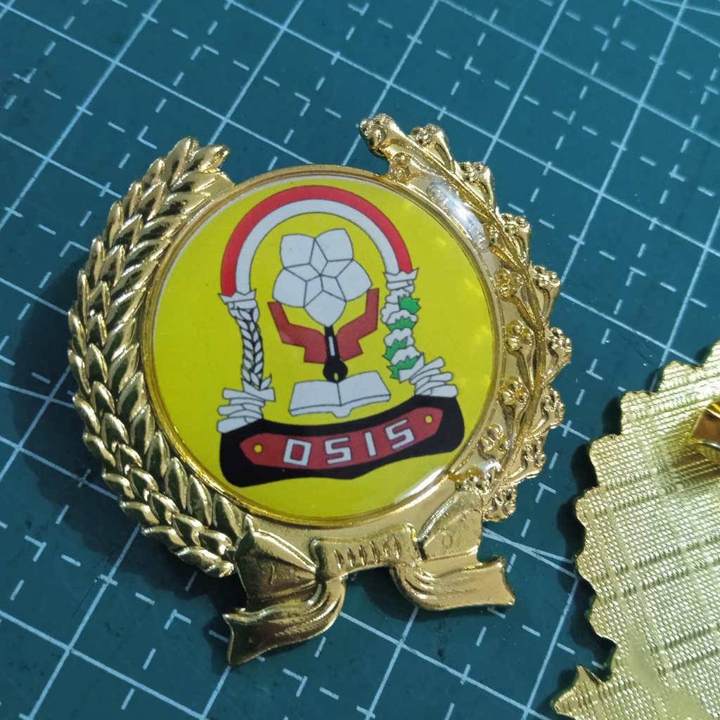 Custom Pin Kuningan Padi Kapas Pita pin organisasi Pin Lencana