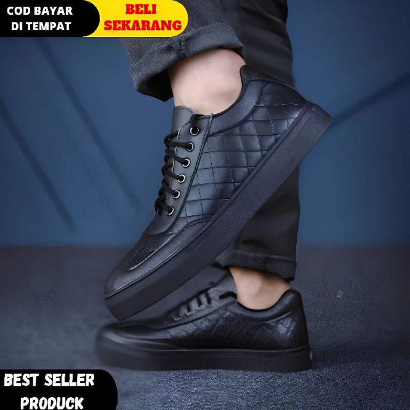 Sepatu Formal Pria Pantofel Kulit Kerja Casual Original Sneakers Pedro Hitam Brown Kantor Kuliah Pesta Kondangan Kasual Fashion Branded