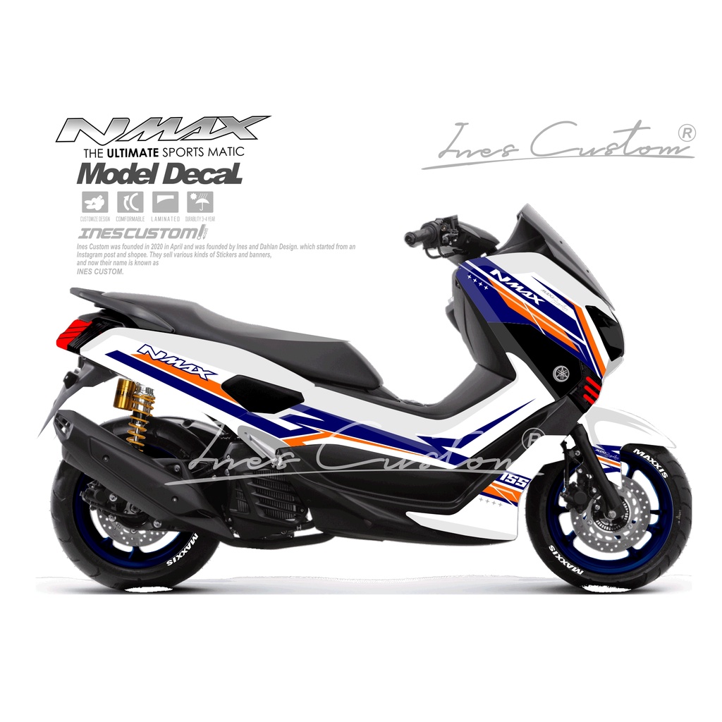 DECAL NMAX STIKER NMAX DECAL SIMPLE CONCEPT