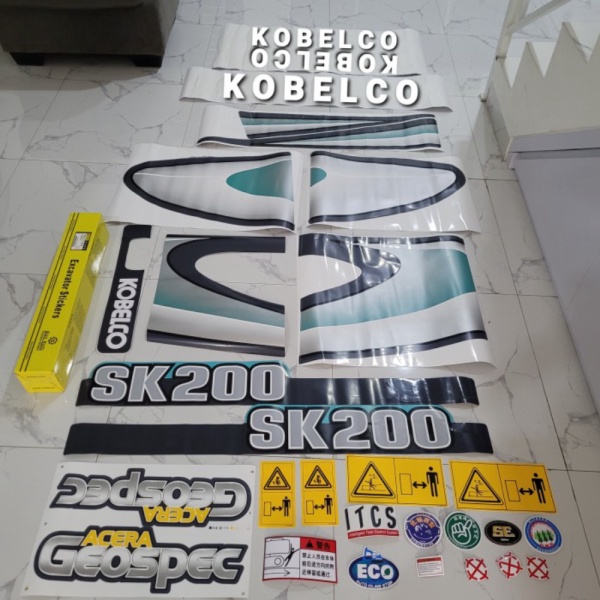 Sticker Kobelco SK 200-8 Sk200-7 Promo