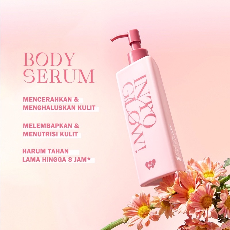 BARENBLISS Into Glow! Mon Paris Brightening Body Wash 400 ML &amp; Brightening Body Serum 300 ML / Cherrio Acne! Acne Black Opium Body Wash 400 ML &amp; Body Serum 300 ML