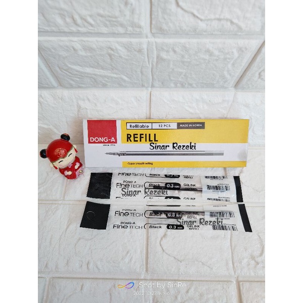 

12 buah!! Refill finetech 0.3mm/isi pena finetech/refill pulpen finetech 0.3mm