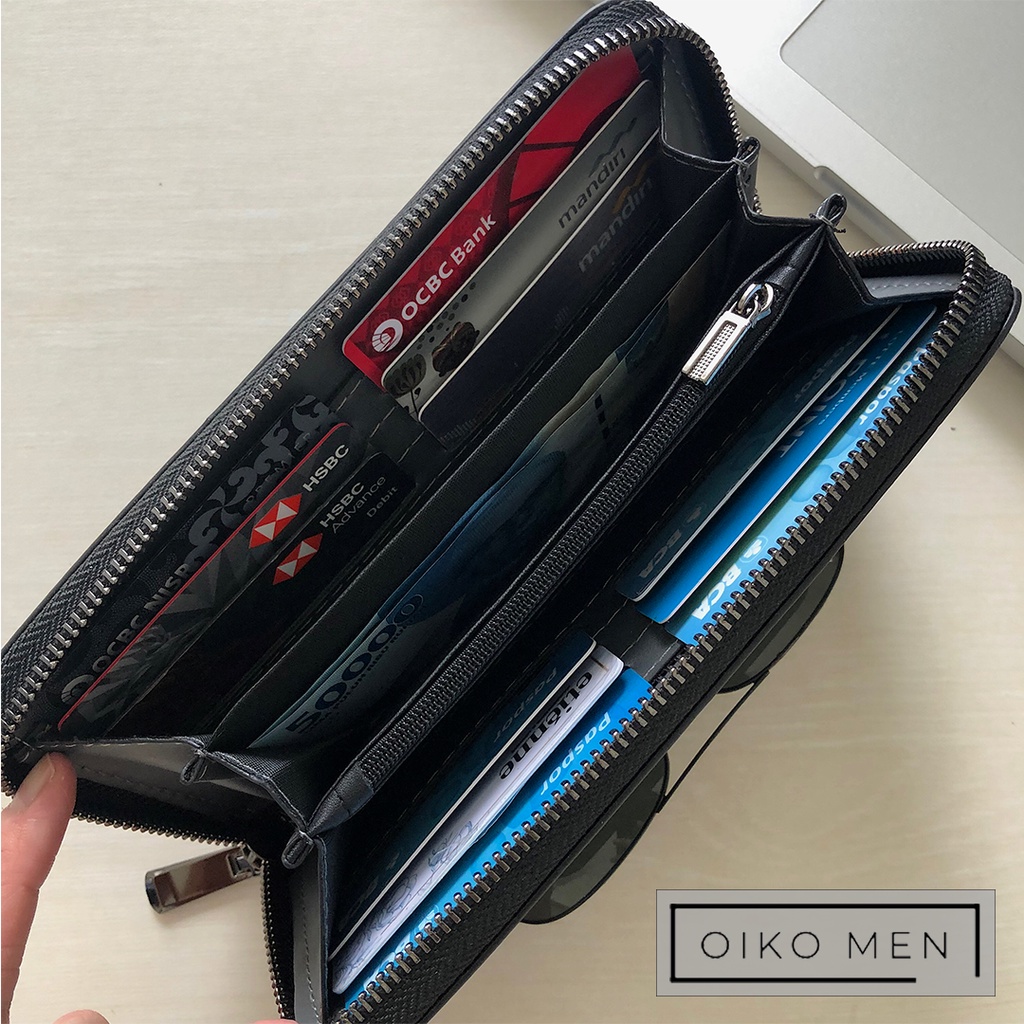 OIKO MEN - DOMPET PRIA WANITA DAMIER OIKO | TAS KULIT PREMIUM | HANDBAG PRIA | SLINGBAG PRIA