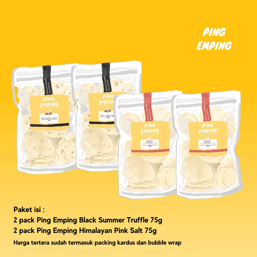 

Paket Box Ping Emping 2 Black Summer Truffle, 2 Original