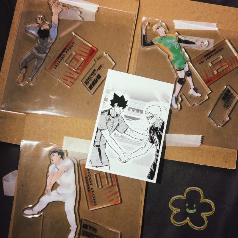 [BOOKED] Haikyuu Chronicle Standee Kuroo Tsukishima Tsukki Ennoshita