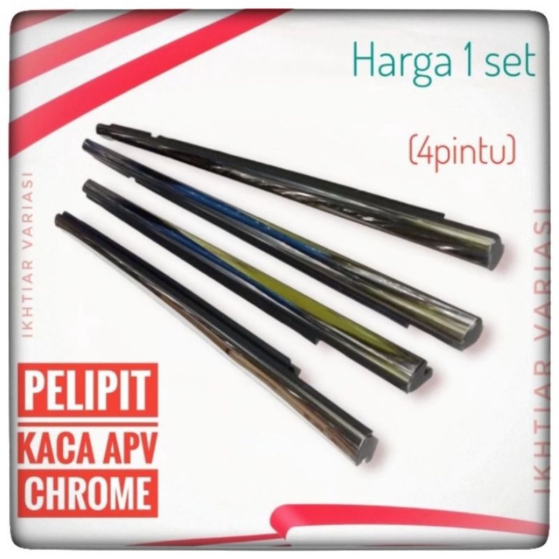 Pelipit Kaca APV 2004 Up Chrome Pelipit Kaca APV  Chrome Plipit Kaca APV Luxury List Kaca APV Chrome