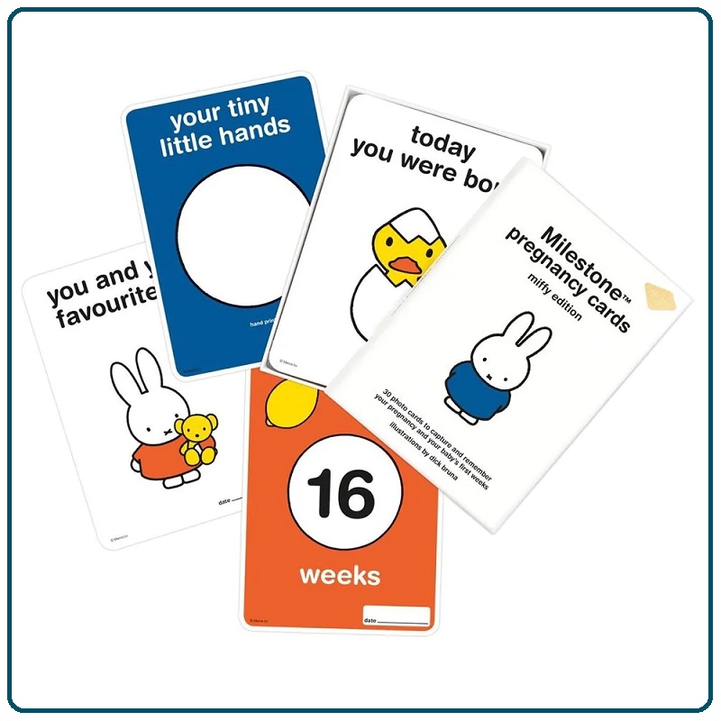 Milestone Miffy Pregnancy Cards