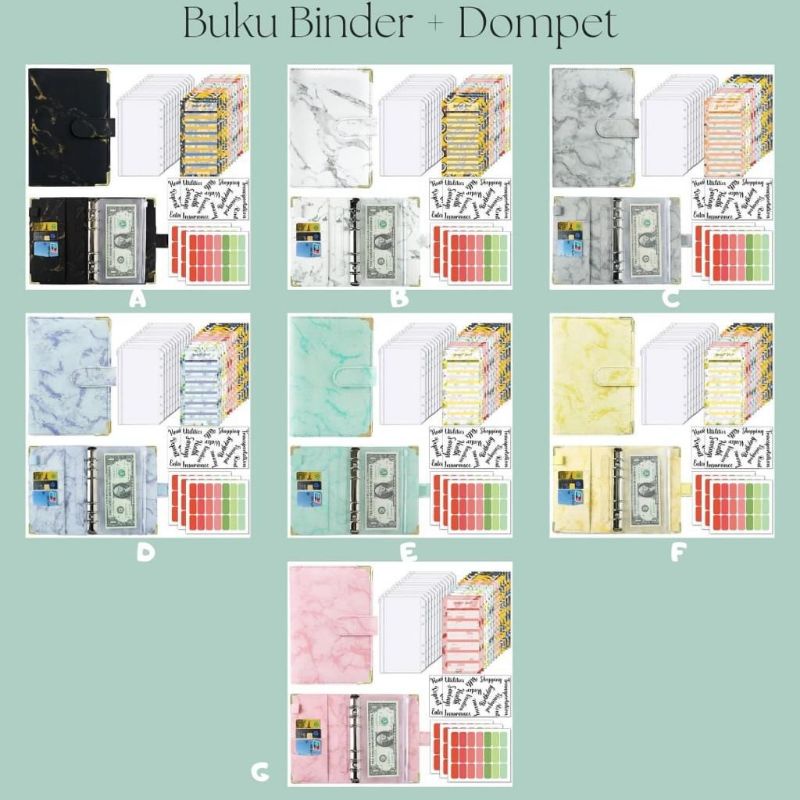 

buku binder + dompet